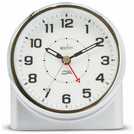 Acctim Centrale Silver Analogue Alarm Clock - British product