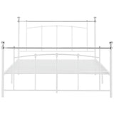 Argos Home Yani kingsize white metal bed frame - British product