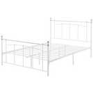 Argos Home Yani kingsize white metal bed frame - British product