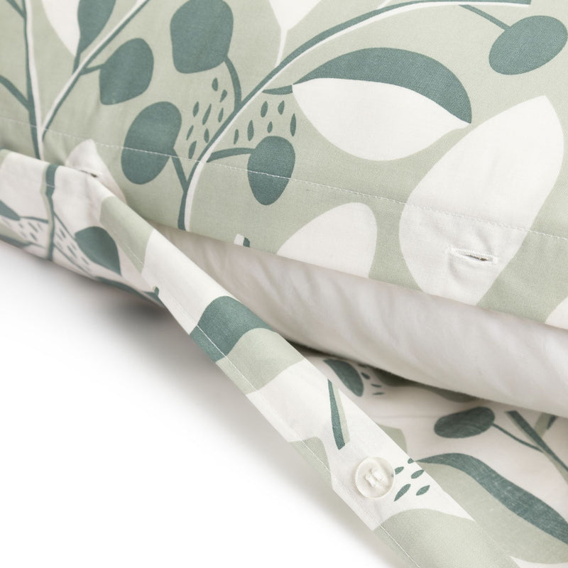 Argos Home Modern Scandi Floral Green double duvet cover set - British product