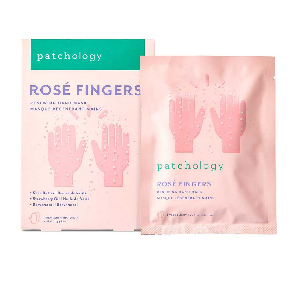 Patchology Rosé Fingers Renewing Hand Mask