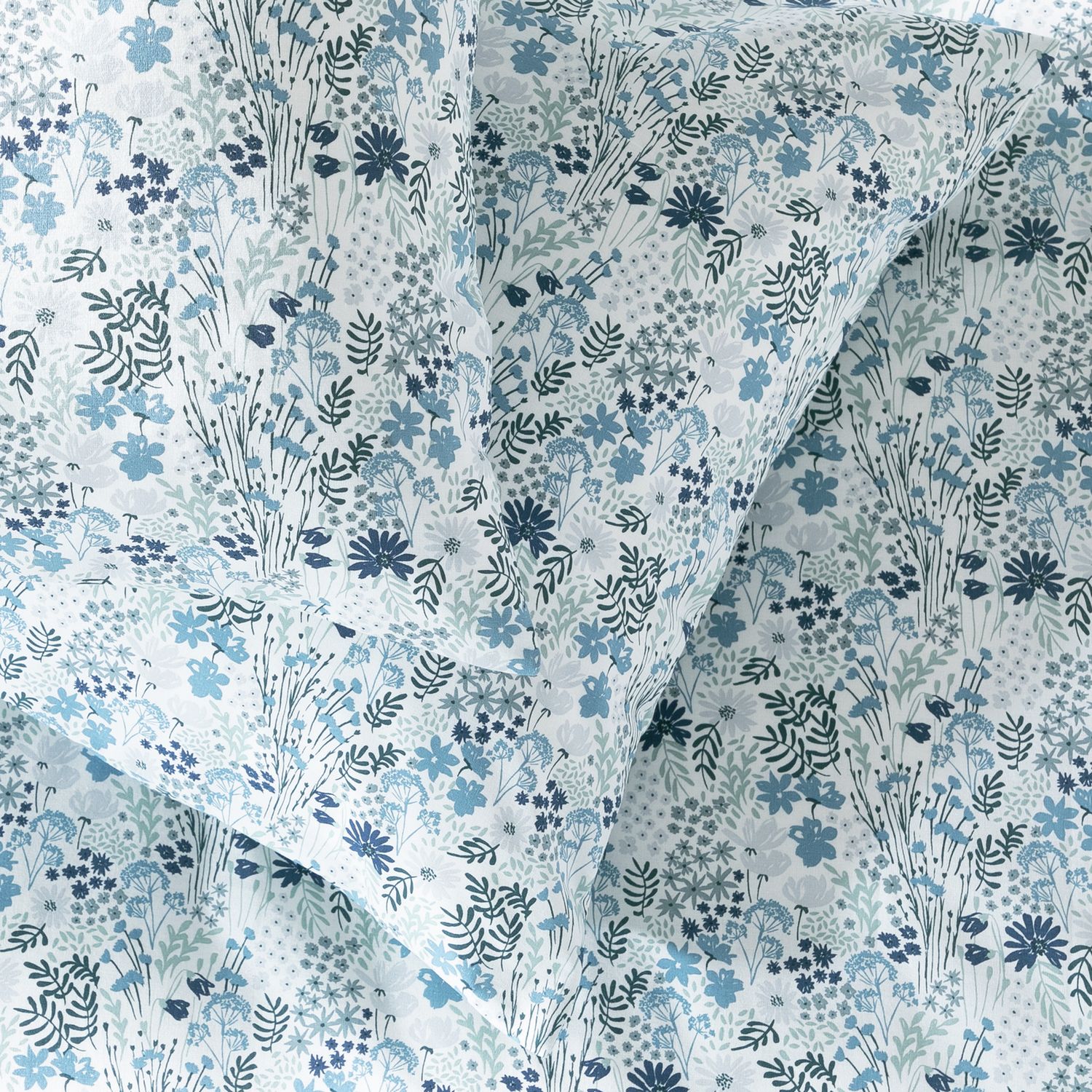 Argos Home Floral Ditsy Blue & White Bedding Set king size - British product