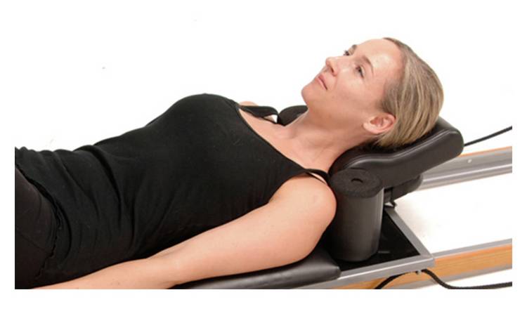 AeroPilates head and neck support black, imported from the UK