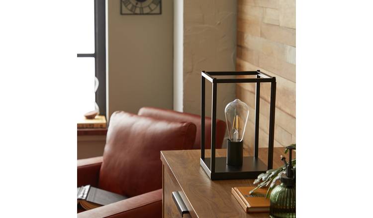 Argos Home table lamp in Matt Black - British product
