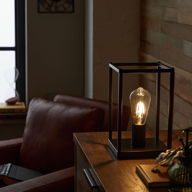 Argos Home table lamp in Matt Black - British product