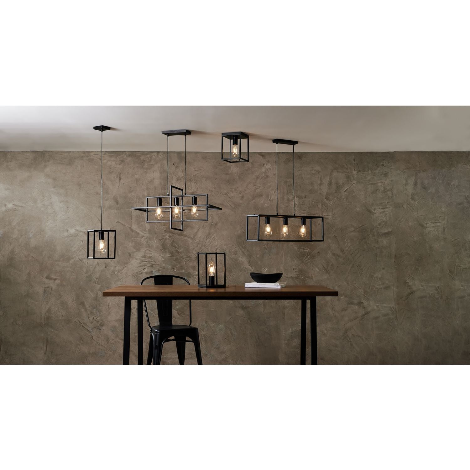 Argos Home table lamp in Matt Black - British product
