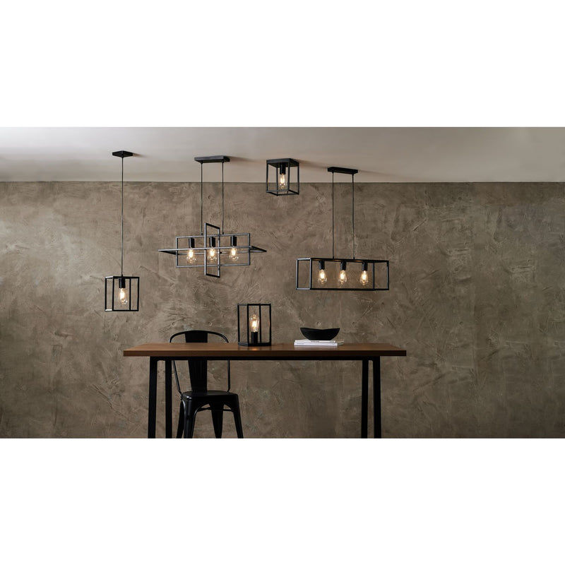 Argos Home table lamp in Matt Black - British product