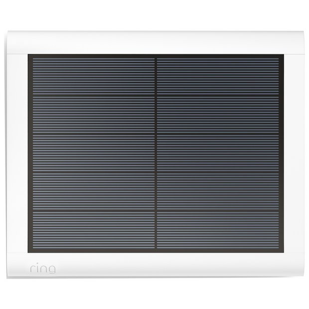 Ring solar panel white 20x19x43 cm, imported from the UK