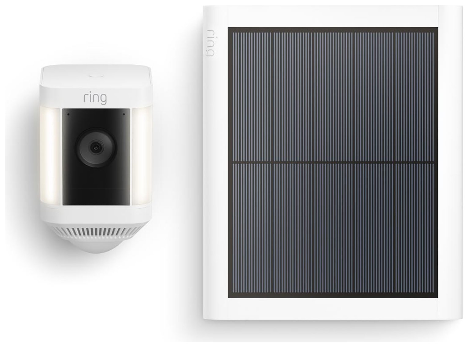 Ring solar panel white 20x19x43 cm, imported from the UK