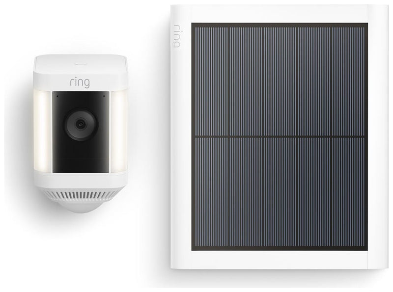 Ring solar panel white 20x19x43 cm, imported from the UK