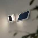 Ring solar panel white 20x19x43 cm, imported from the UK