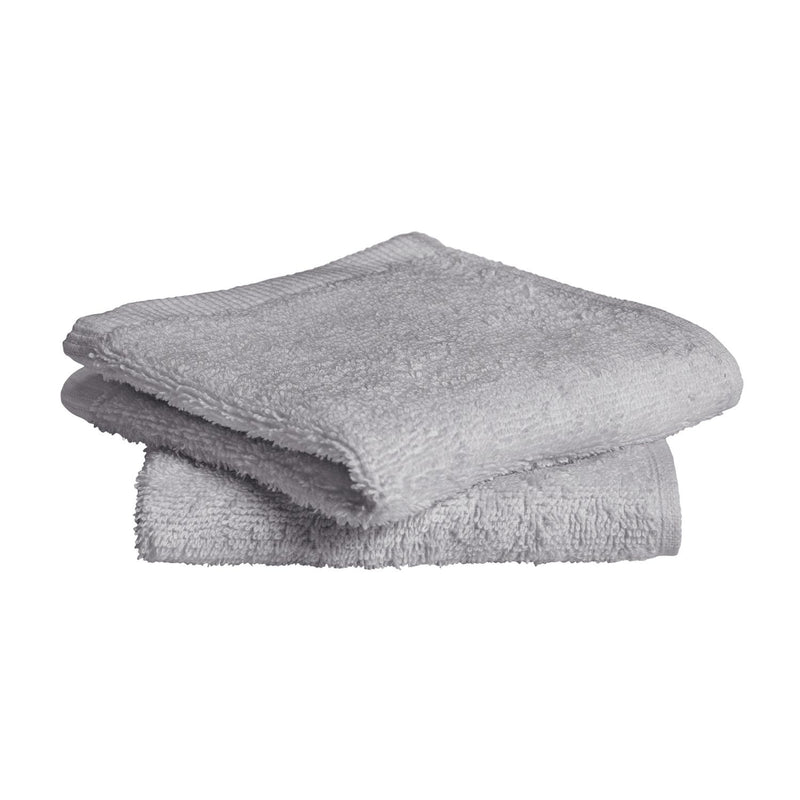 Home Essentials grey face cloths 2 pack, UK version