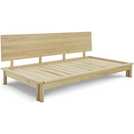 Habitat Akio Natural Trundle Guest Bed with two mattresses, UK version
