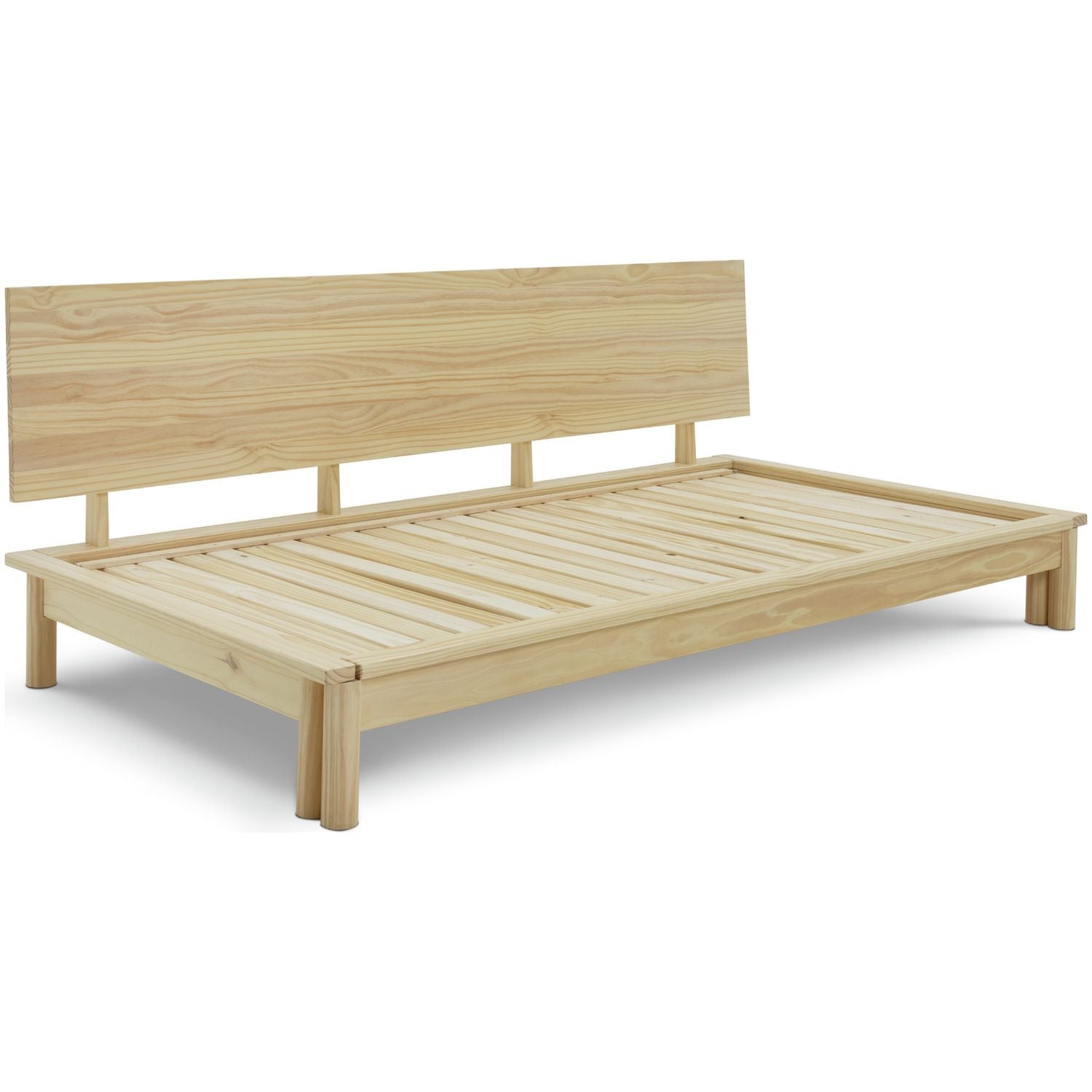 Habitat Akio Natural Trundle Guest Bed with two mattresses, UK version