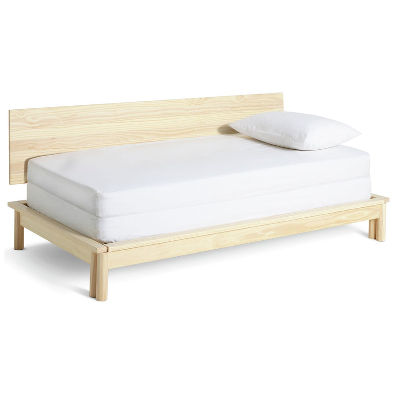 Habitat Akio Natural Trundle Guest Bed with two mattresses, UK version