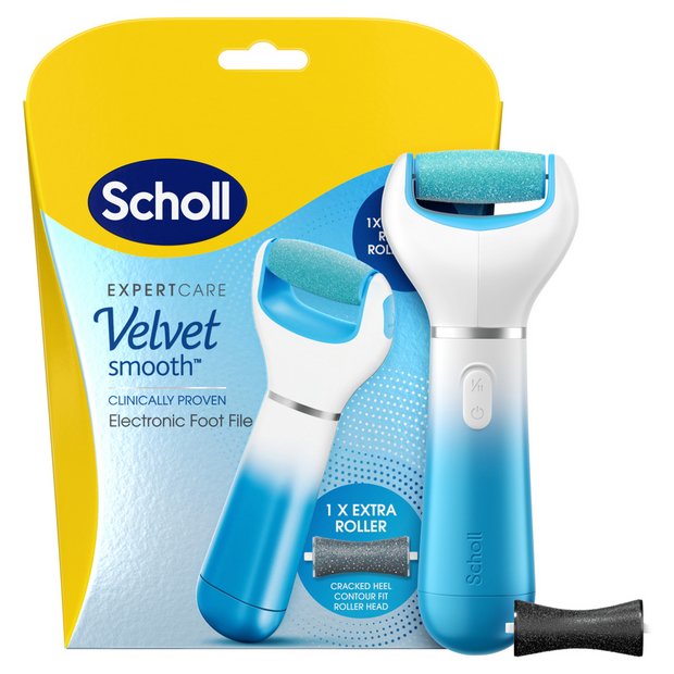 Scholl Velvet Smooth electric foot file (British brand)