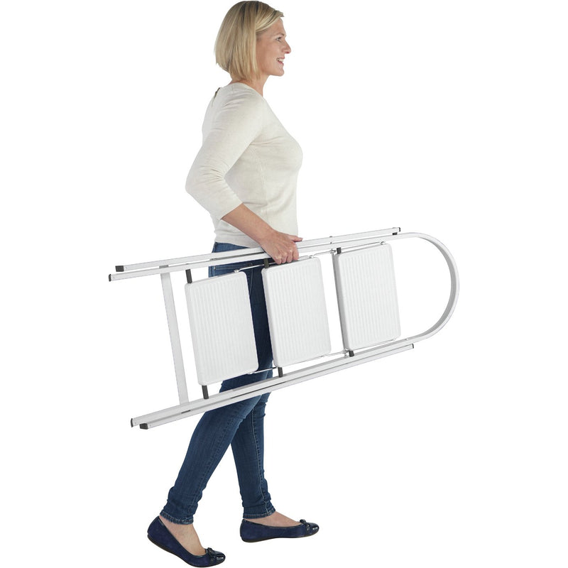 Werner 3 Tread White Stepstool (British brand)