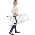 Werner 3 Tread White Stepstool (British brand)