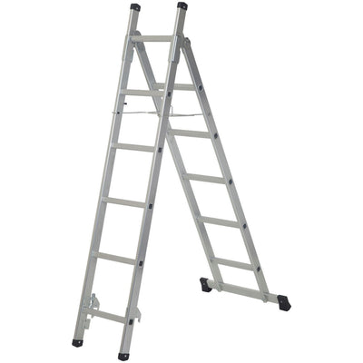 Argos Werner 3 in 1 Combination Ladder Adjustable Safety Ladder 6.2kg- Buy online at McGrocer