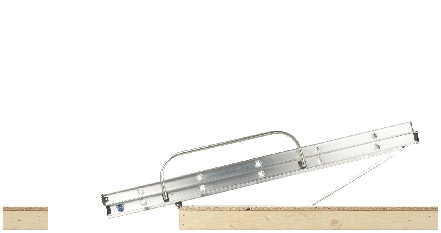 Werner 2 section aluminium loft ladder 2.69m extended height (British brand)