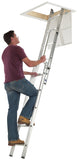 Werner 2 section aluminium loft ladder 2.69m extended height (British brand)