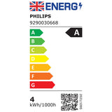 Philips 4W - 60W LED ES light bulb, imported from the UK