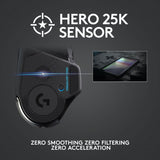Logitech G502 Hero Lightspeed wireless gaming mouse, imported from the UK
