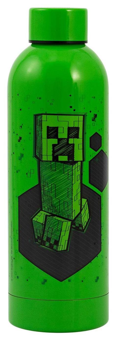 Zak Minecraft Creeper water bottle 700ml (British brand)