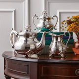 Fortnum's silver-plated three-piece tea set, imported from the UK