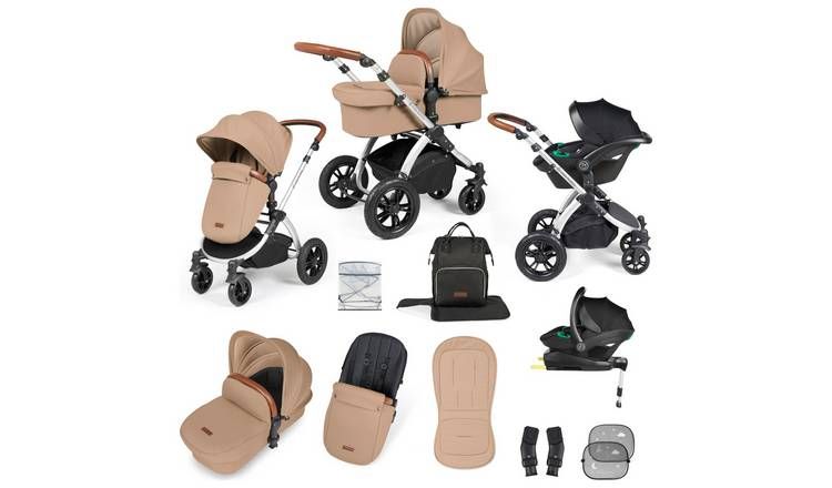 Ickle Bubba Stomp Luxe i-Size, Isofix Travel System Desert GOODS Argos