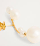 Sophie Bille Brahe yellow gold pearl single earring, UK version