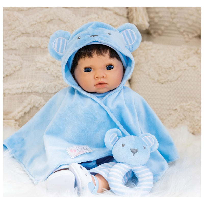 Tiny Treasures Blue Bear doll accessory set (British brand)