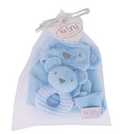 Tiny Treasures Blue Bear doll accessory set (British brand)