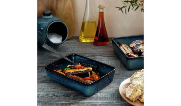 Habitat stoneware roaster small roasting tin, UK version