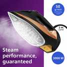 Philips Series 7000 SteamGlide Elite steam iron, imported from the UK