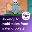 Philips Series 7000 SteamGlide Elite steam iron, imported from the UK