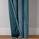 Habitat Ink Velvet Eyelet Curtains 229x229cm, UK version