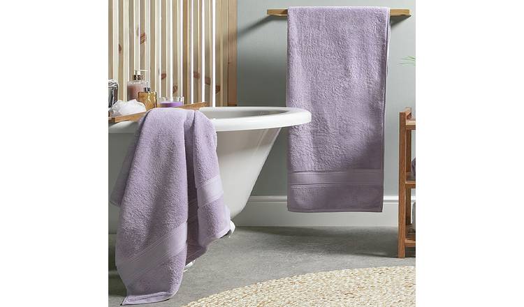 Habitat Supersoft Plain lilac 4 piece towel bale, UK version