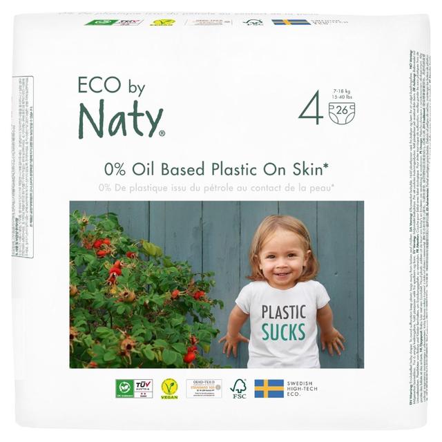 Eco by Naty Nappies Size 4   26 per pack GOODS M&S   