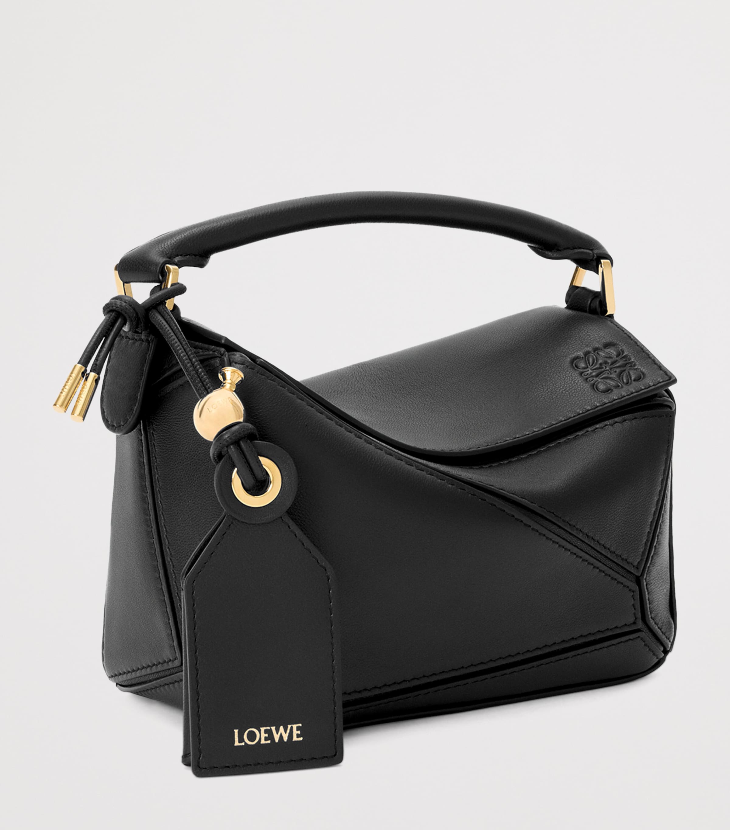 LOEWE Puzzle mini lambskin top-handle bag, UK version
