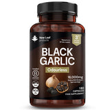 New Leaf black garlic extract 180 capsules - British product