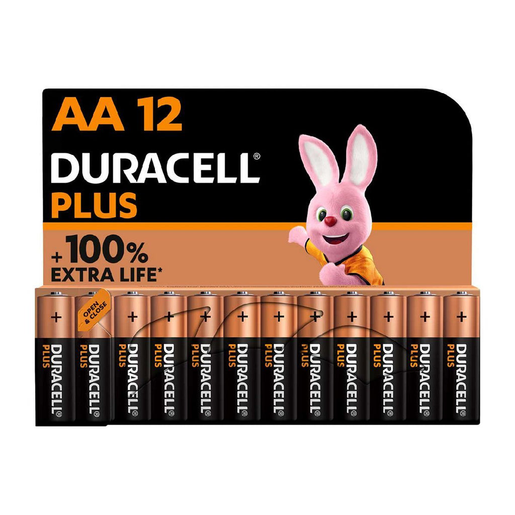 Duracell Plus batteries AA 12s