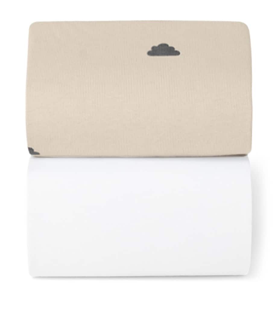 Snüz jersey cotton cotbed sheets pack of 2 70x140cm (British brand)