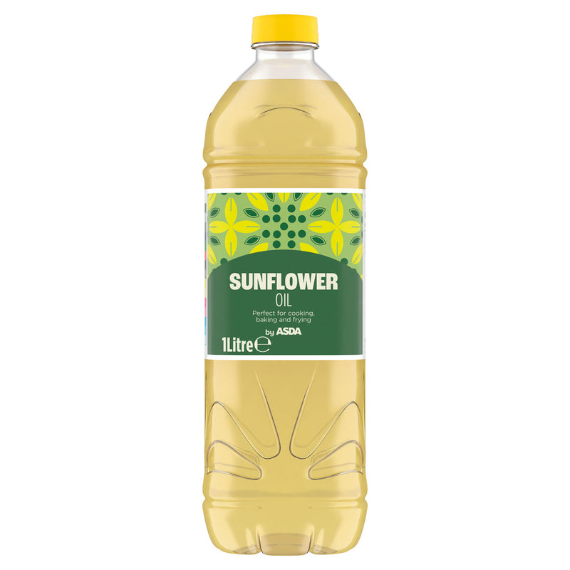 ASDA sunflower oil 1 litre, UK version