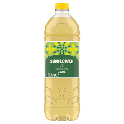 ASDA sunflower oil 1 litre, UK version