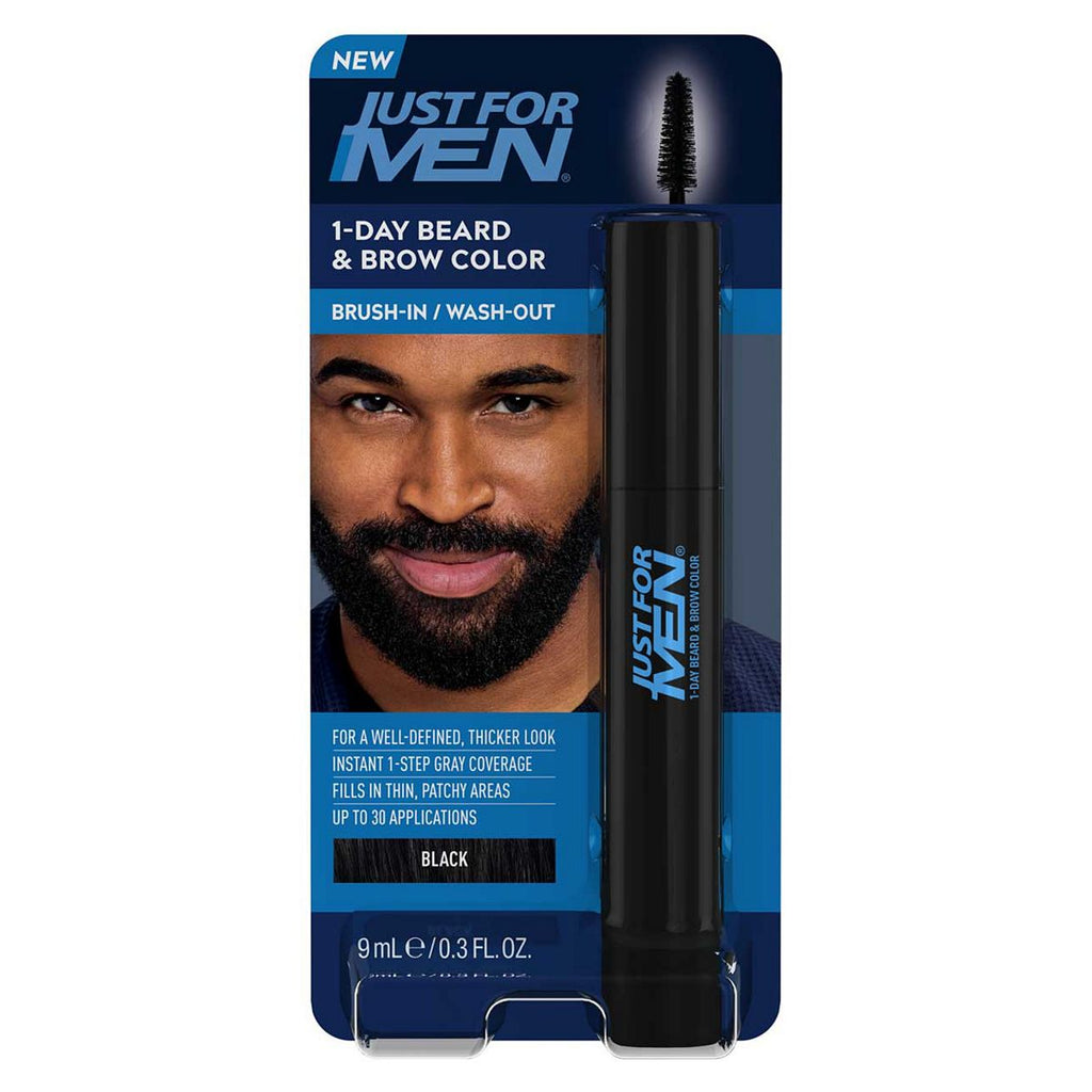 Just For Men 1-Day Beard & Brow Colour Black 9ml