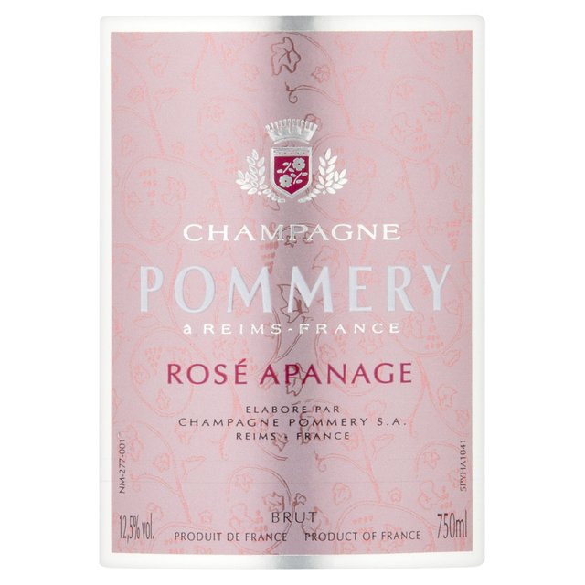 Pommery Apanage Rose Champagne NV   75cl GOODS M&S   