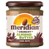 Meridian Crunchy Almond Butter 100% Nuts   170g GOODS M&S   