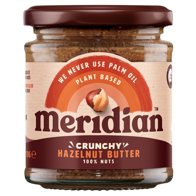 Meridian Crunchy Hazelnut Butter 100% Nuts   170g