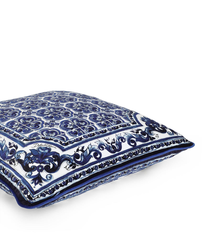 Dolce&Gabbana silk Blu Mediterraneo cushion 60cm x 60cm - British product